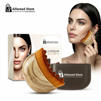 Lymphatic Contour Face Brush with travel case and model